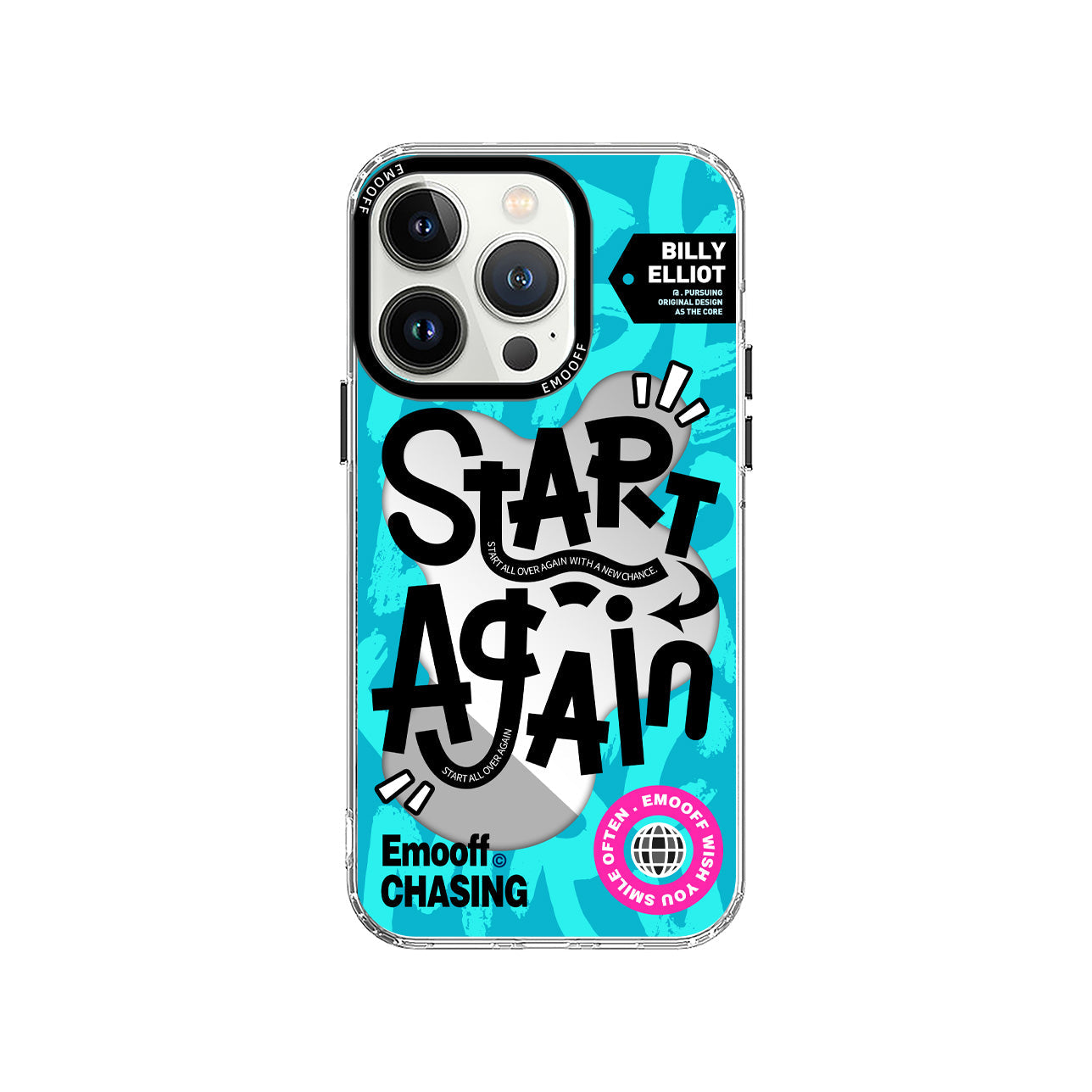 EMO OFF START AGAIN Designer Case For iPhone 15 Pro Max