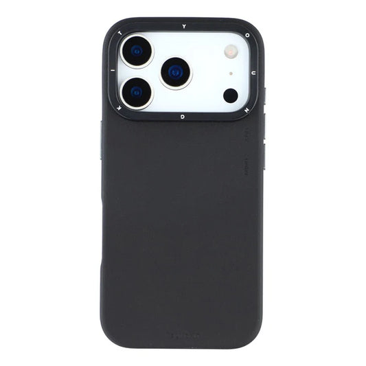 YOUNGKIT Matte Finish Leather Cover with Magsafe for iPhone 17 Pro Max (BLACK)