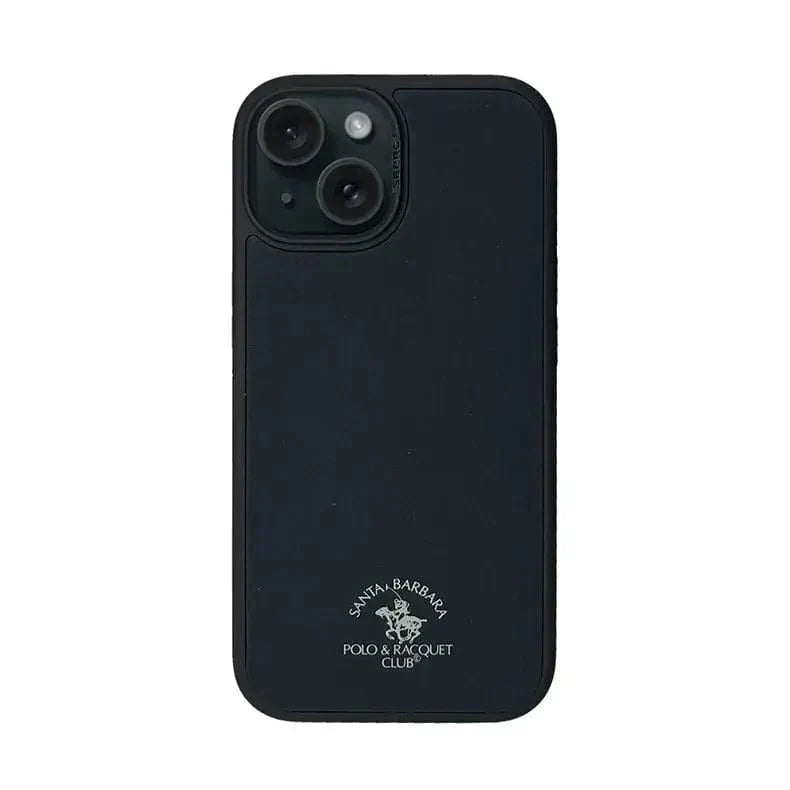 Santa Barbara Polo Norton Series Fine Woven Cover for iPhone 15 (Black)