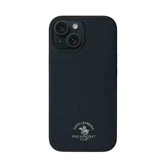 Santa Barbara Polo Norton Series Fine Woven Cover for iPhone 15 Pro (Black)