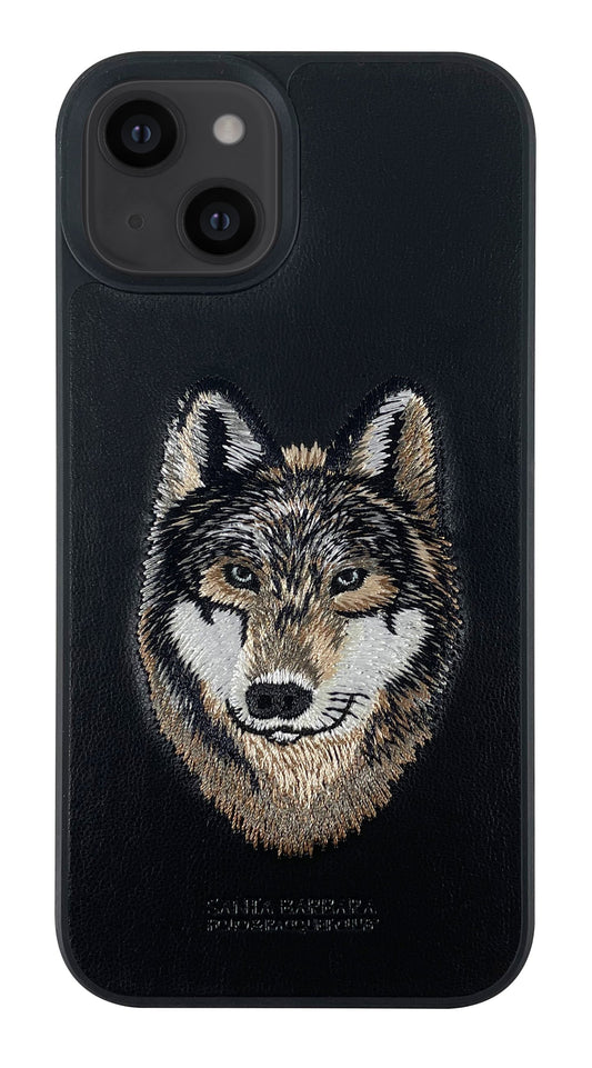 iPhone 13 Pro Polo Wolf  Genuine Santa Barbara Leather Case