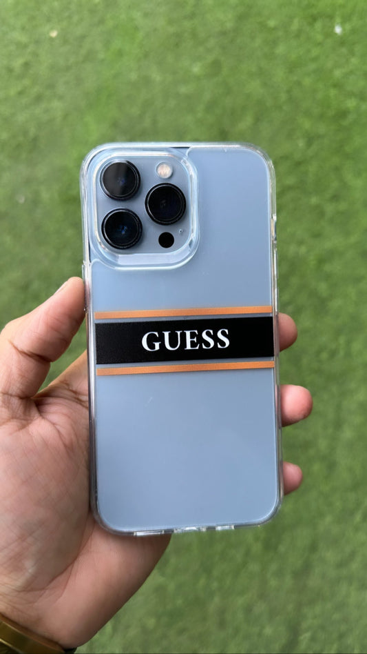 GUESS Transparent Case for iPhone 14