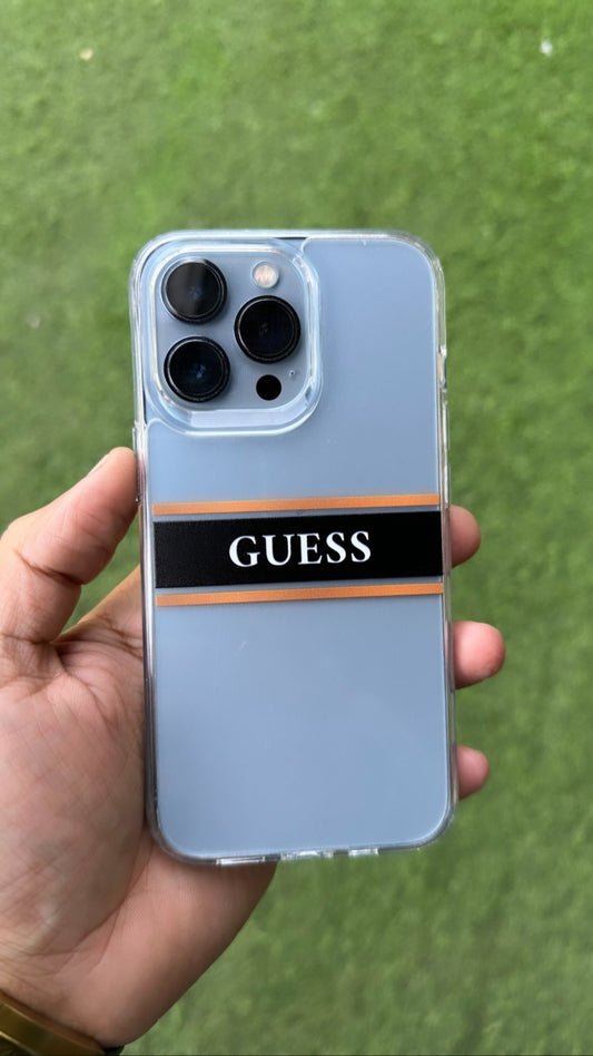 GUESS Transparent Case for iPhone 13 Pro Max