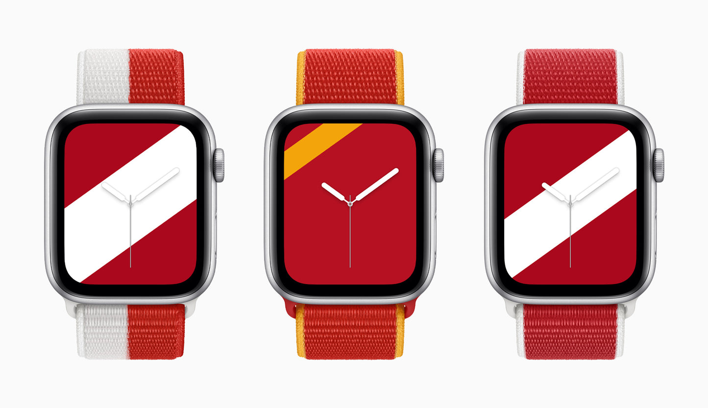 Country Colours Sports Loop for iWatch 45, 44mm & 42mm Series 1 2 3 4 5 6 7 & SE (Watch Not Included)