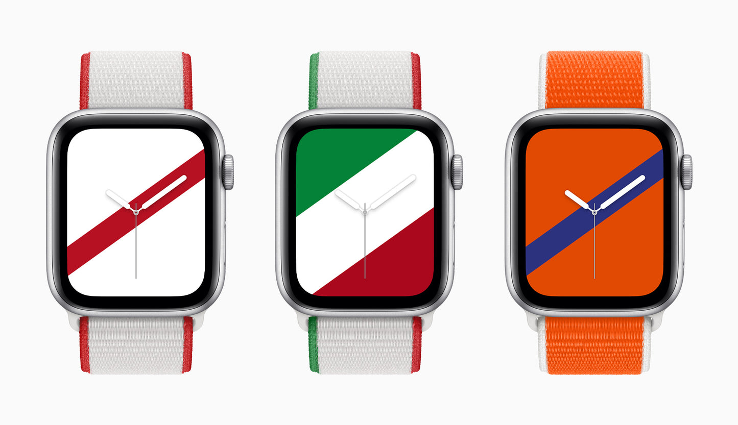 Country Colours Sports Loop for iWatch 45, 44mm & 42mm Series 1 2 3 4 5 6 7 & SE (Watch Not Included)