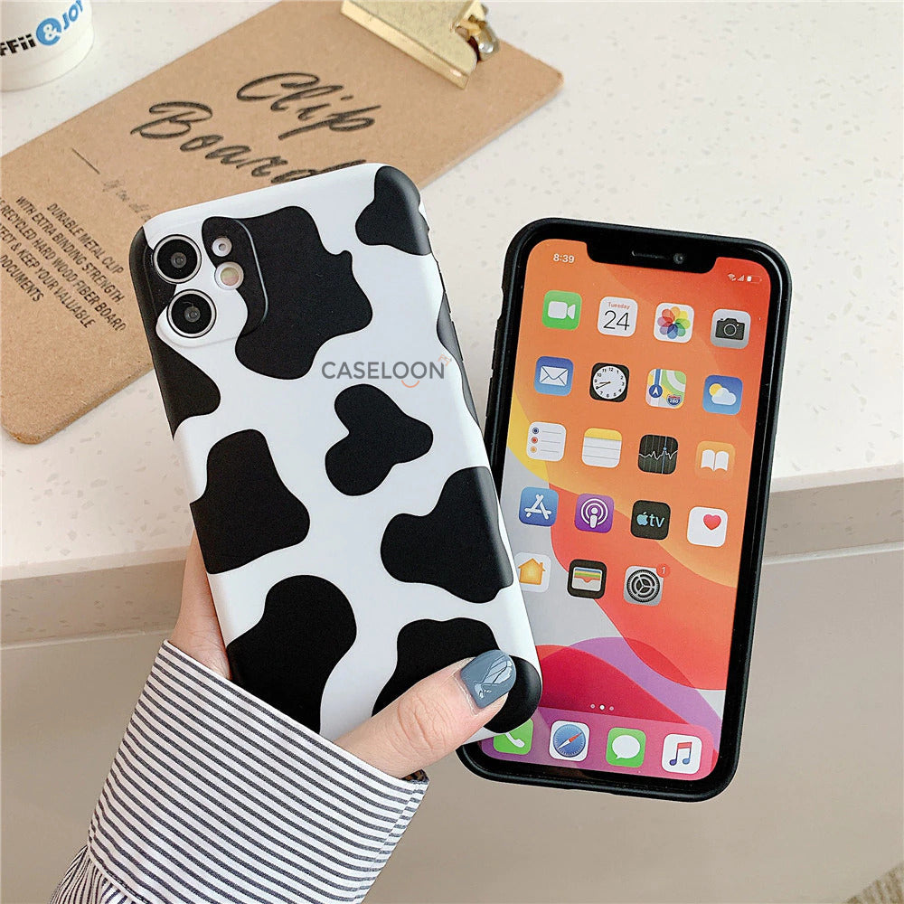 iPhone 11 Abstract Cow Pattern Designer Printed Slim Back Case