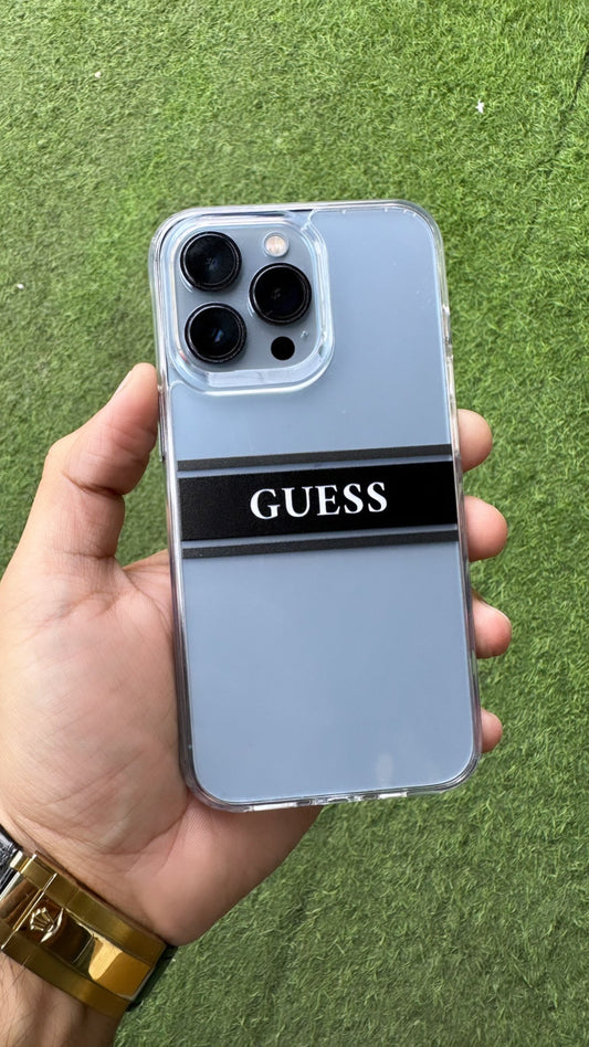 GUESS Transparent Case for iPhone 14 Plus
