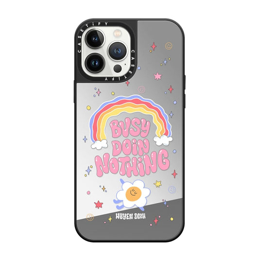 Busy Doin Nothing Reflective Mirror Designer Case iPhone 13 Pro