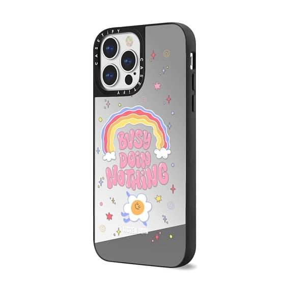 Busy Doin Nothing Reflective Mirror Designer Case iPhone 13 Pro