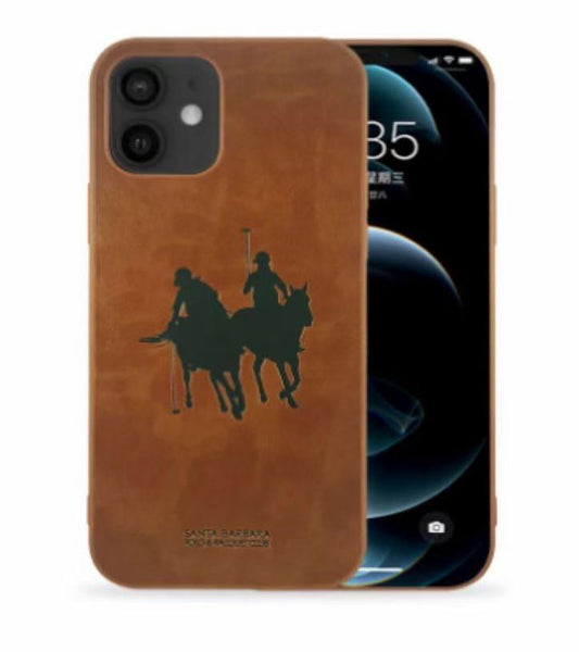 iPhone 13 Pro Max Umbra Series Genuine Santa Barbara Leather Case (Brown)