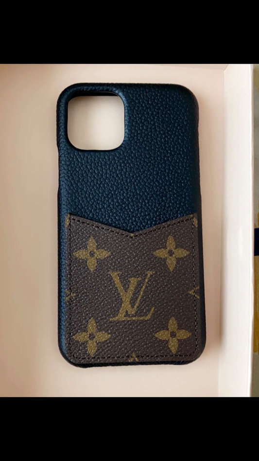 Luxury Branded Leather Case for iPhone 11