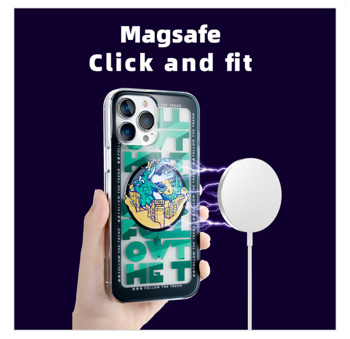 Premium Matte Finished Designer Magsafe Compatible Case for iPhone 13 Pro Max