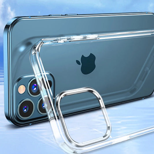 Crystal Clear Glass Case for iPhone 14