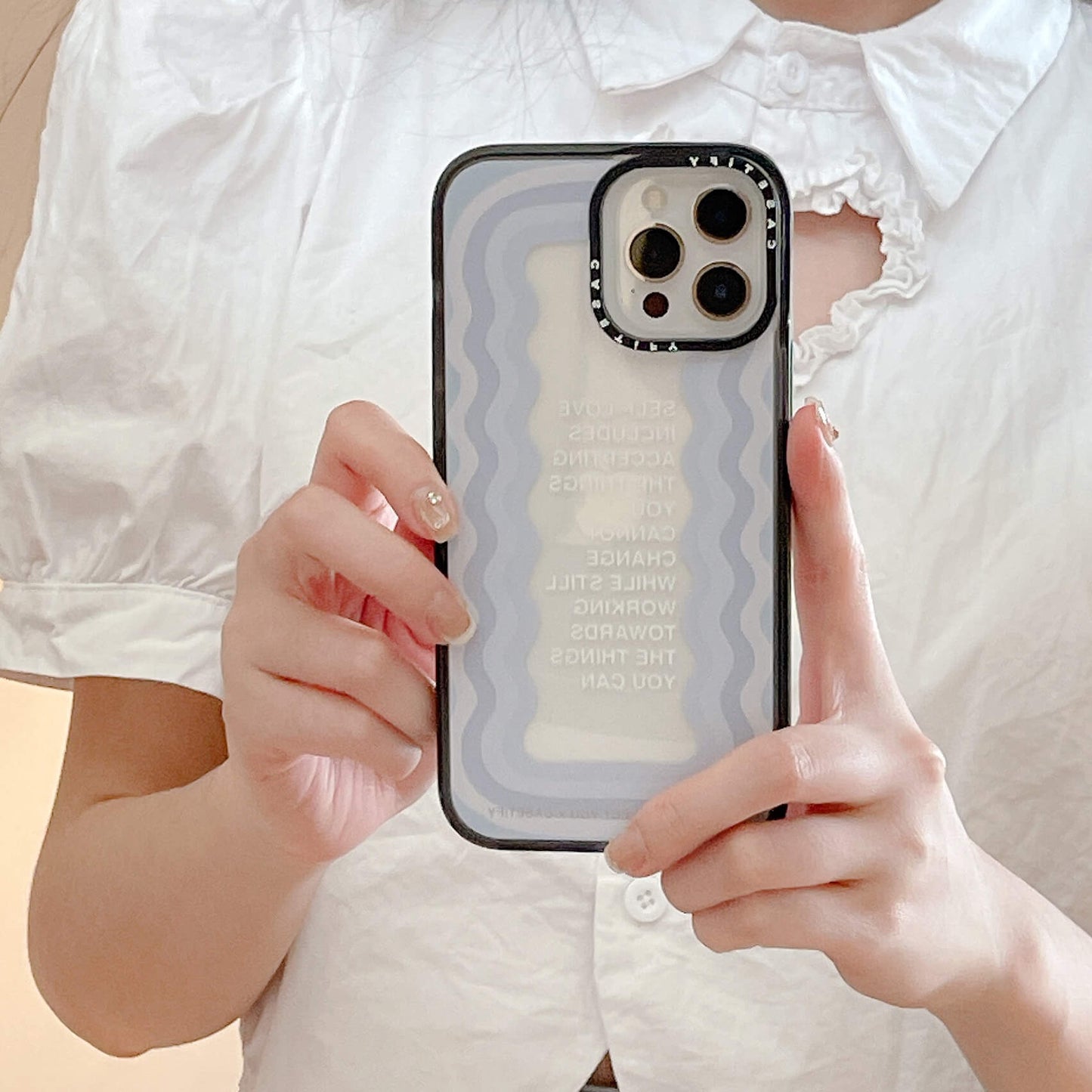 Quotes Designer Transparent Case for iPhone 14 Pro Max