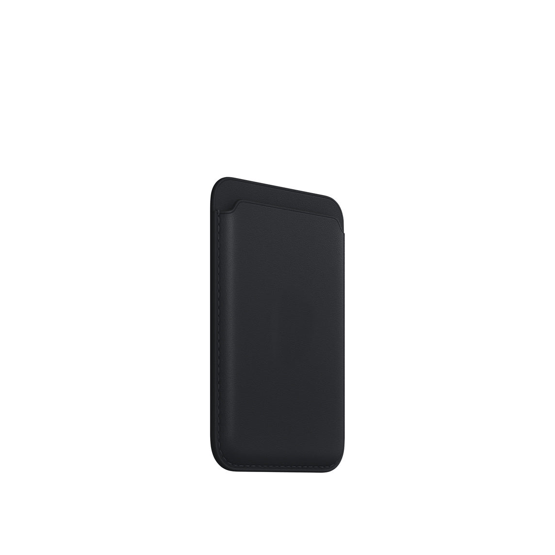 PU MagSafe Leather Wallet - Black