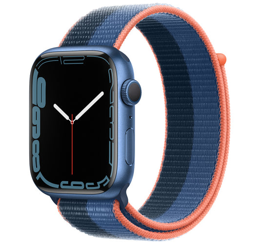 Blue Jay/Abyss Blue Sports Loop for iWatch 42mm, 44mm & 45mm Series 1 2 3 4 5 6 7 8(Watch Not Included)