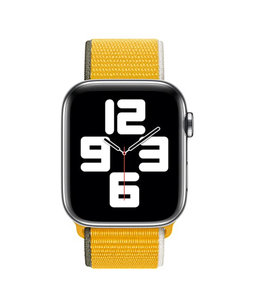 Sunflower Colour Sports Loop for iWatch 44mm, 42mm & 45mm Series 1 2 3 4 5 6 7 (Watch Not Included)