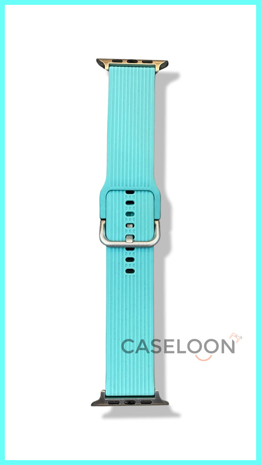 Turquoise Silicon Watch Band for 38/40/41 mm