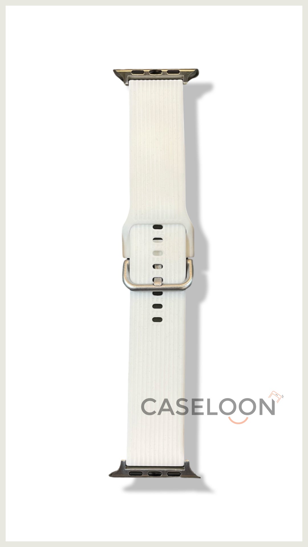 White Silicon Watch Band for 42/44/45 mm