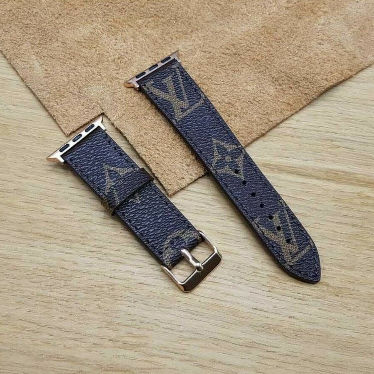 Luxury Leather Watch Strap For iWatch Series 1,2,3,4,5,6,7 (42/44/45mm)