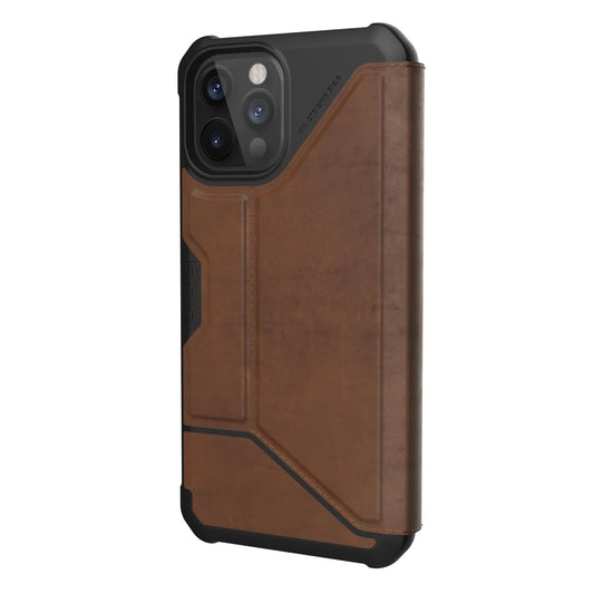 Metropolis Folio Flip Series Case for iPhone 13 Pro (BROWN)